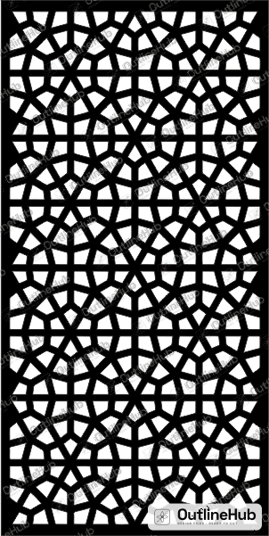 Geometric Jaali Design: Material, Size and Cutting Guide – OutlineHub